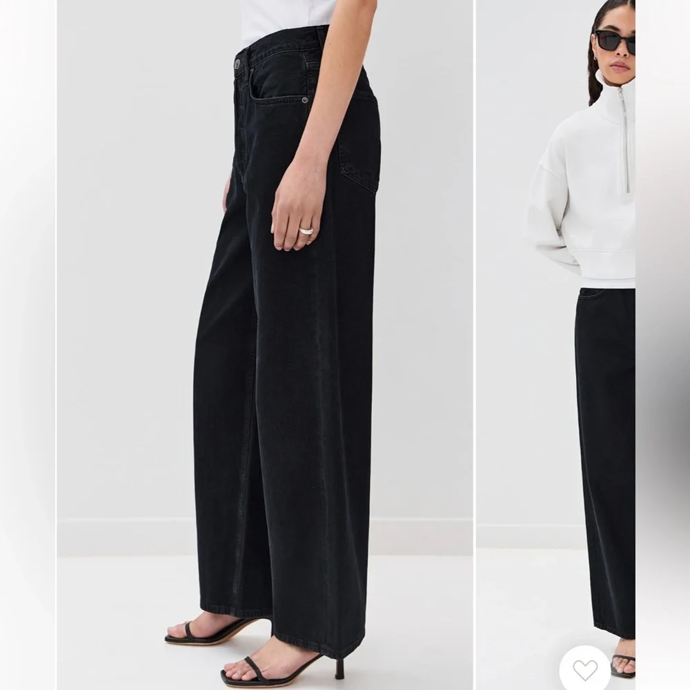 AGOLDE Low Slung Baggy Jeans - Size 27 - Picture 3 of 15